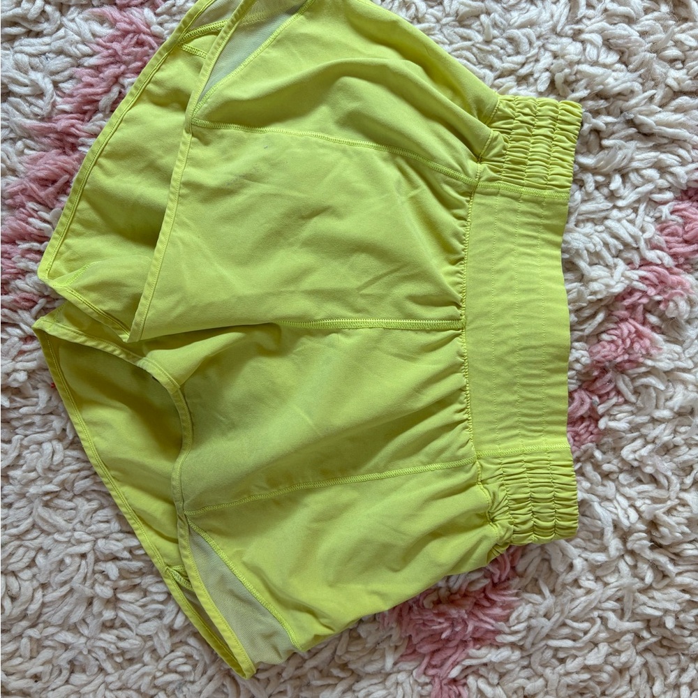 Lululemon Neon Green HR Hotty Hot